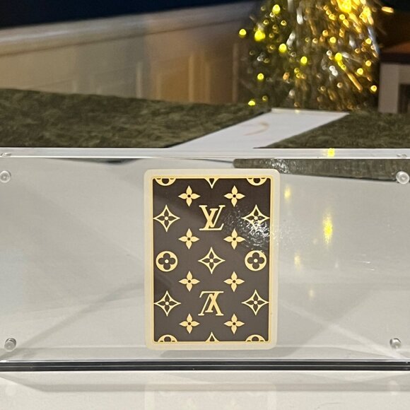 Louis Vuitton Monogram JOKER playing card in Brown and Tan/Cream - Picture 8 of 9